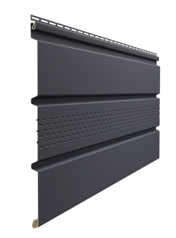 Софит Docke Standard, T4 с центральной перфорацией, графит