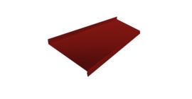 Отлив простой 200 0,45 PE с пленкой RAL 3011 коричнево-красный (2м)