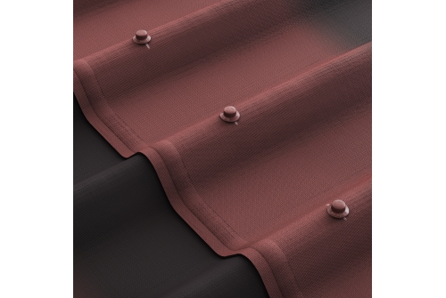 Черепица Ондулин красная