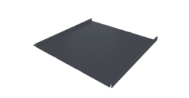 Фальц двойной стоячий Line Grand Line 0,5 Satin Matt с пленкой на замках RAL 7024 мокрый асфальт