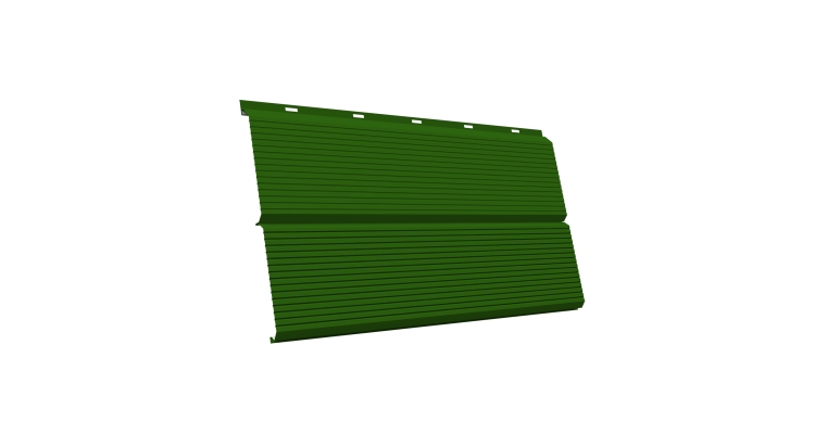 ЭкоБрус 0,345 Gofr GL 0.45 PE с пленкой RAL 6002 лиственно-зеленый