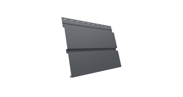 Квадро брус 0,5 GreenCoat Pural BT, matt с пленкой RR 23 темно-серый