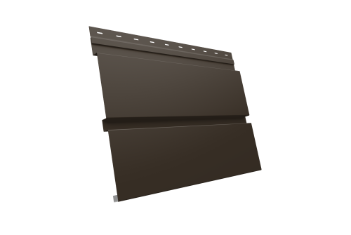 Квадро брус 0.5 Rooftop Бархат с пленкой RR 32 темно-коричневый