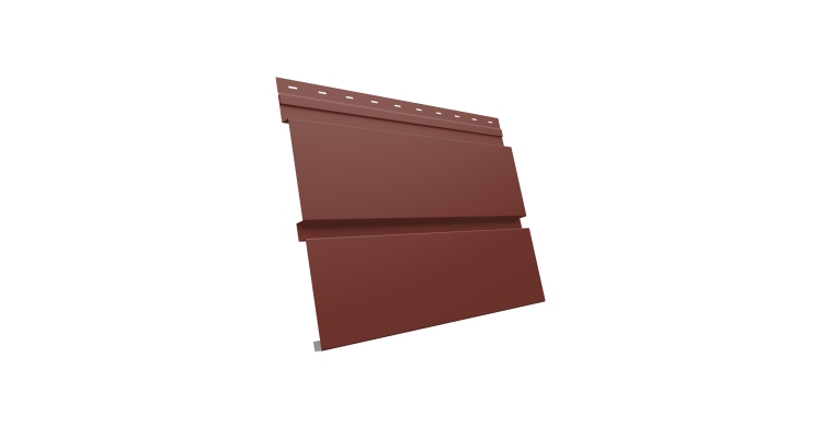 Квадро брус 0.5 Satin с пленкой RAL 3009 оксидно-красный