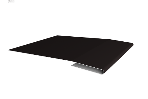 Планка начальная 0,45 PE с пленкой RAL 9005 черный (2м)