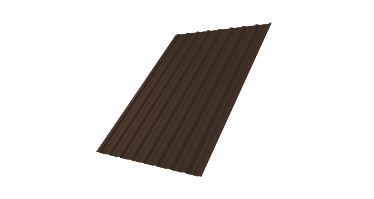 Профнастил С10A 0,4 PE RAL 8017 шоколад