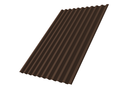 Профнастил С21R 0.45 Drap TX RAL 8017 шоколад