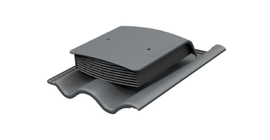 Аэратор Скатный KTV для волновой черепицы Графит/Серый