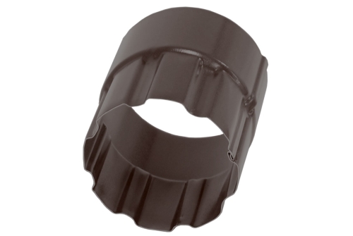 Соединитель трубы 90 мм Мatt RAL 8017 шоколад