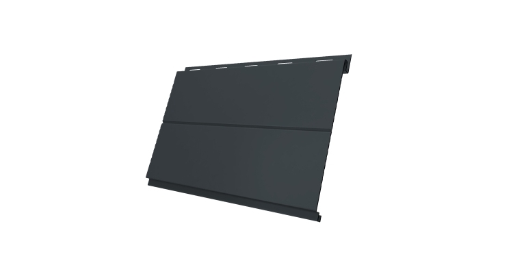 Вертикаль 0,2 GL line 0.5 Rooftop Бархат с пленкой RAL 7016 антрацитово-серый