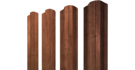 Штакетник М-образный B фигурный 0,45 Print Premium Rowan Fresh TwinColor