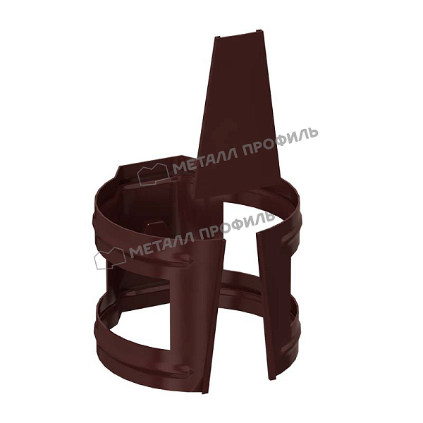 Держатель трубы (на кирпич) Металл Профиль GS lite D90 RAL 8017