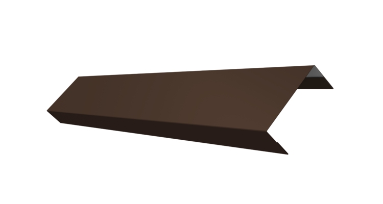 Ламель обратная 50 забора жалюзи Texas 0.5 Drap с пленкой RAL 8017 шоколад