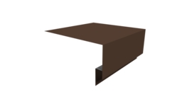 Планка околооконная сложная Экобрус Grand Line 250х75х25 0,45 Drap ST RAL 8017 шоколад (2м)