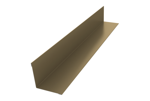 Угол внутренний 50х50 0,45 PE с пленкой RAL 1014 слоновая кость (2м)