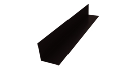 Угол внутренний 50х50 0,45 Drap TR RAL 9005 черный (3м)