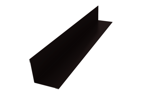 Угол внутренний 50х50 0,5 Satin Matt RAL 9005 черный (2м)