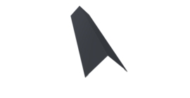 Угол внешний 110х110 0,45 Drap TR RAL 7024 мокрый асфальт (2м)