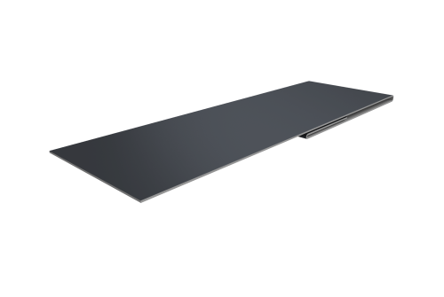 Планка финишная 48х25 0,5 Drap TX RAL 7024 мокрый асфальт (2м)