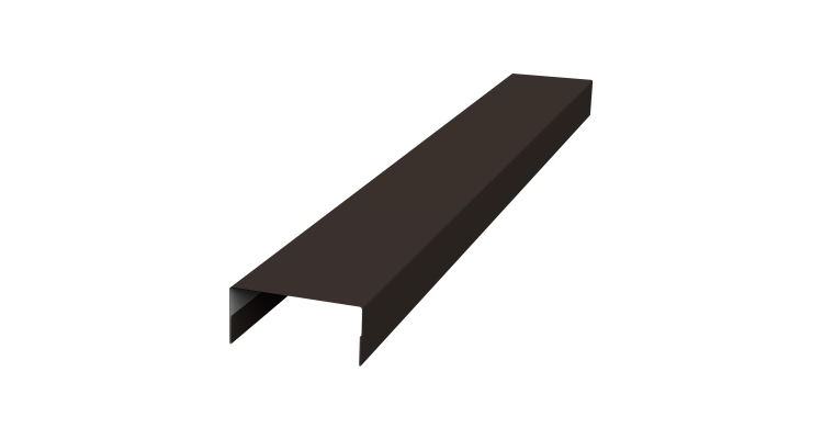 Крышка 30х15 жалюзи Texas 0,5 Satin Matt TX RR 32 темно-коричневый (2м)