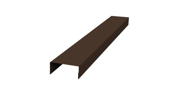 Крышка 30х20 жалюзи Texas 0,5 Drap TX RAL 8017 шоколад (3м)