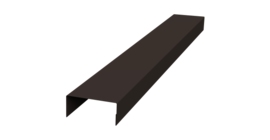 Крышка 30х20 жалюзи Texas 0,5 Satin Matt TX RR 32 темно-коричневый (2м)