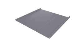 Фальц двойной стоячий Line Grand Line 0,5 PE с пленкой на замках RAL 7004 сигнальный серый