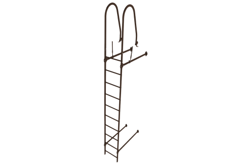 Лестница стеновая Grand Line RAL 8017 2,76м