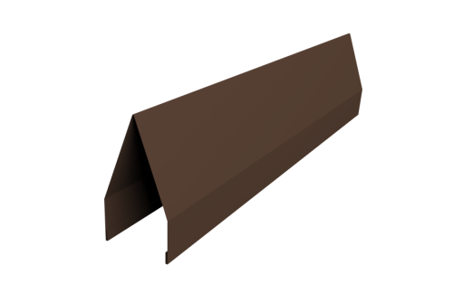 Ламель забора жалюзи Tokyo 0,45 Drap-double TX RAL 8017 шоколад