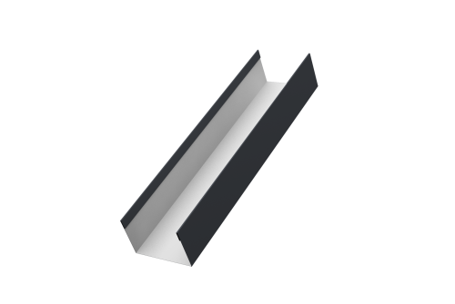 Стойка жалюзи Milan,Tokyo 0,45 Drap RAL 7024 мокрый асфальт (2,5м)