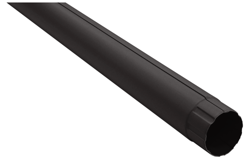 Труба круглая GL PU Matt 90 мм 3 м RR 32 темно-коричневый